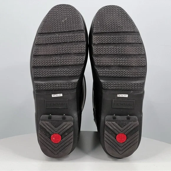 Hunter Original Short Boot Matte Black Waterproof Fisherman Fall Winter Rain 10 - Picture 10 of 15